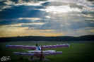 Aeroklub o zachodzie słońca